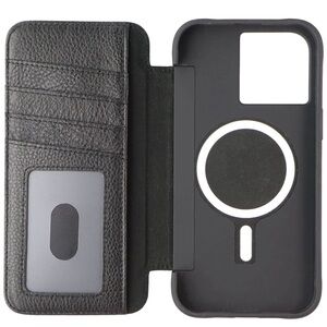 Case-Mate Wallet Folio Leather Case for MagSafe for iPhone 14 Pro Max - Black